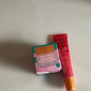 Tree Hut Watermelon Lip Butter & Overnight Lip Mask - Pink